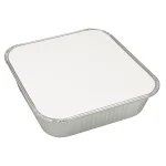 M/P Foil Container & lid combi 9X9In (25pcs)